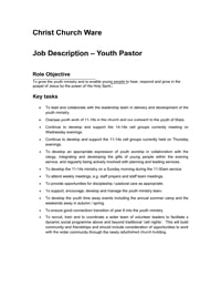 associate pastor jobs